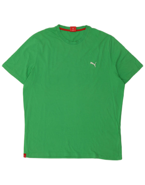 Camiseta Puma Hombre Top 2XL Algodón Verde