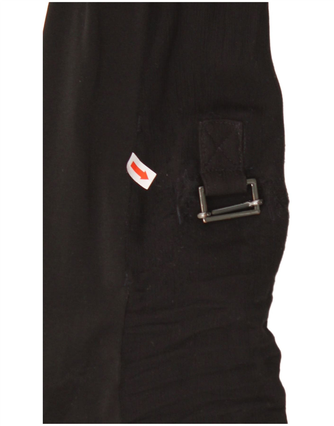 CALVIN KLEIN Blusa camisera para mujer UK 42 Mediana Poliéster negro