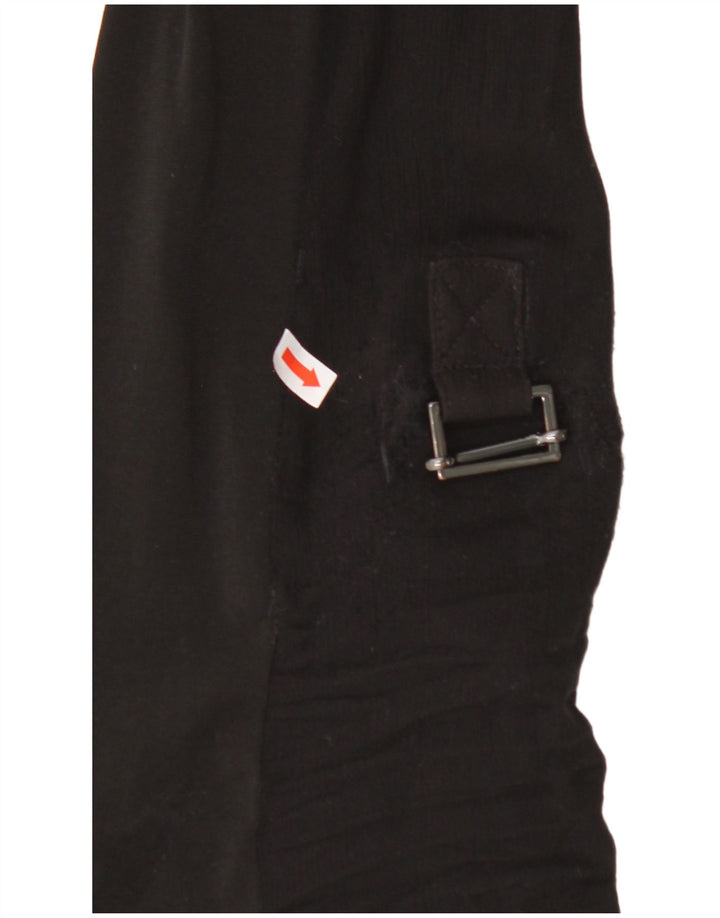 CALVIN KLEIN Blusa camisera para mujer UK 42 Mediana Poliéster negro