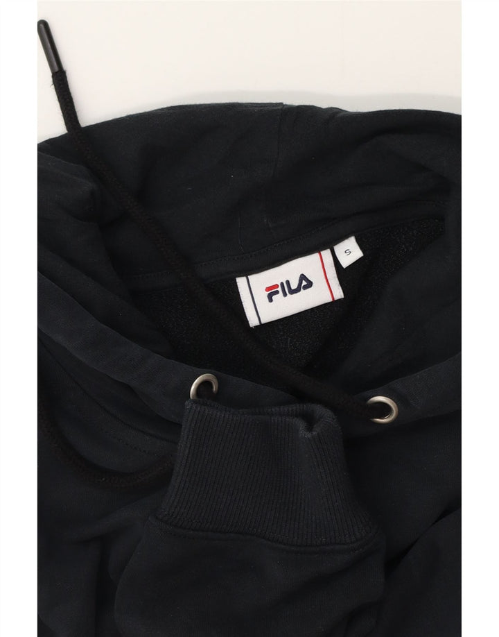 Fila Hombre Graphic Sudadera Con Capucha Jersey Pequeño Negro