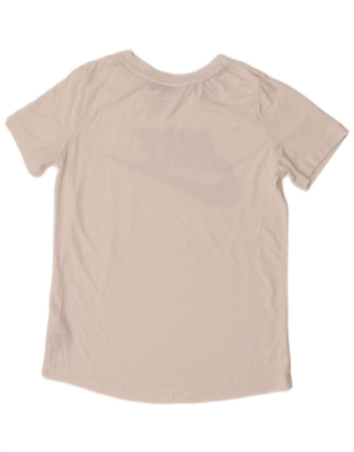 Nike Camiseta gráfica para mujer Top UK 10 Small White Poliéster