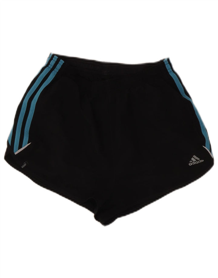 ADIDAS Mujer Clima 365 Shorts deportivos UK 8 Pequeño Poliéster negro