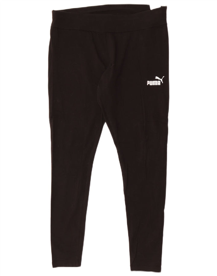 Puma Leggings para mujer Reino Unido 44 Grande Algodón negro