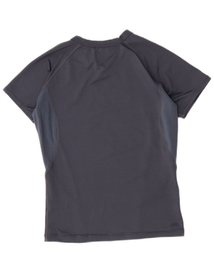 Reebok Camiseta para niño Top 11-12 años Gris Colorblock Poliéster