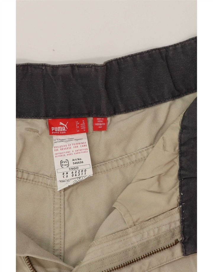 Puma Pantalones cortos cargo para hombre medianos W32 algodón gris