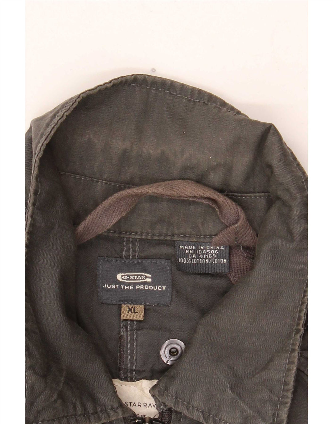 G-Star Chaqueta utilitaria para hombre UK 42 XL Algodón caqui