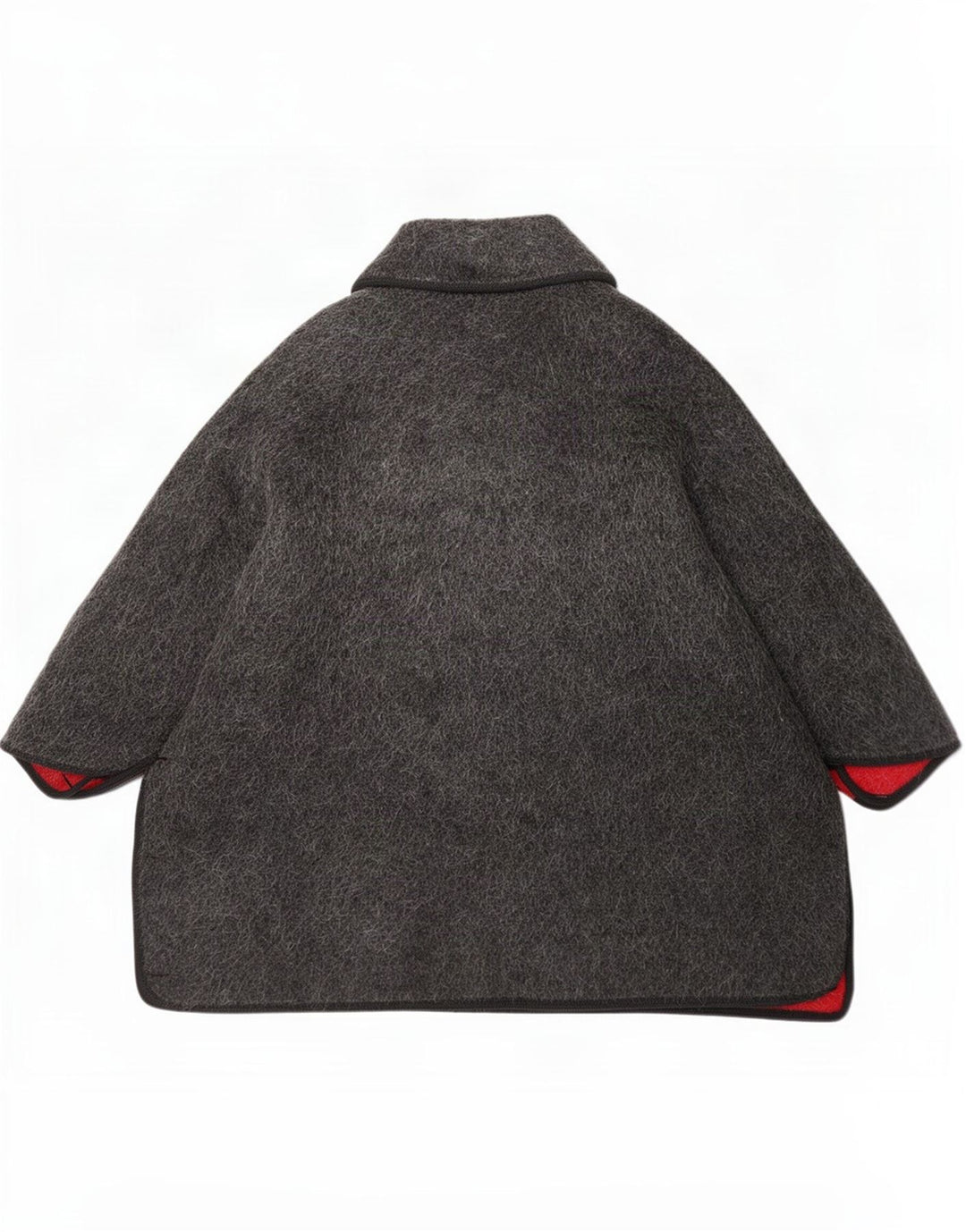 Capa reversible vintage para mujer Talla única Gris