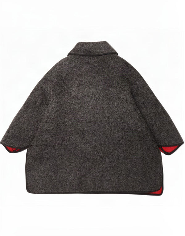 Capa reversible vintage para mujer Talla única Gris