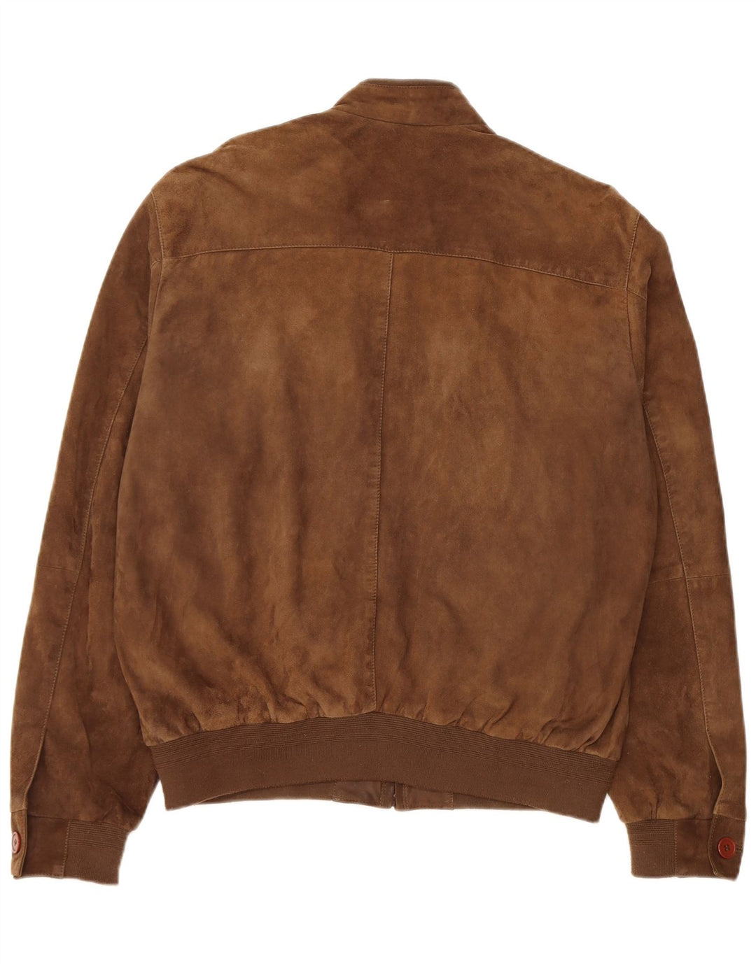 Maddox Chaqueta bomber de ante para hombre IT 50 Cuero marrón grande