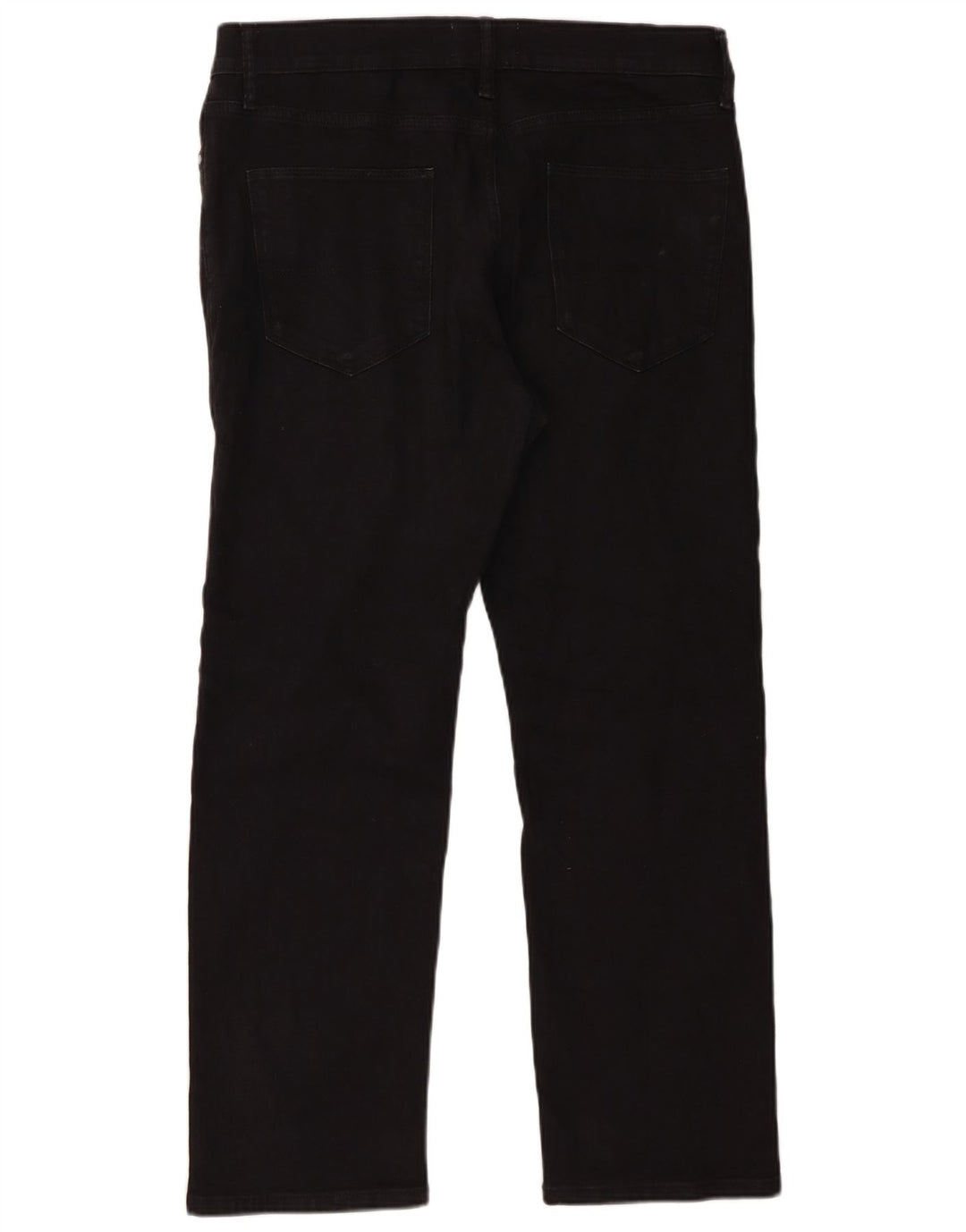 Marks & Spencer Vaqueros rectos para hombre W34 L29 Algodón negro