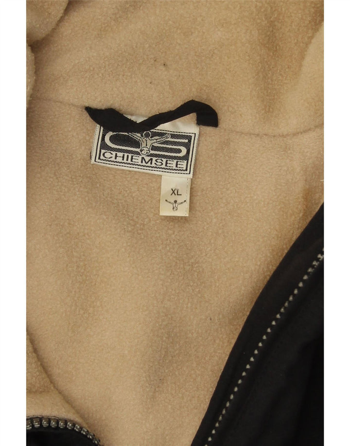 Chiemsee Chaqueta cortavientos extragrande para hombre UK 42 XL Poliéster negro