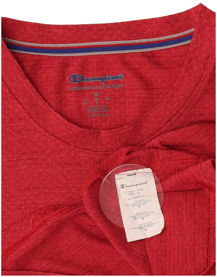 Champion Camiseta Hombre Top Medium Rojo Poliéster