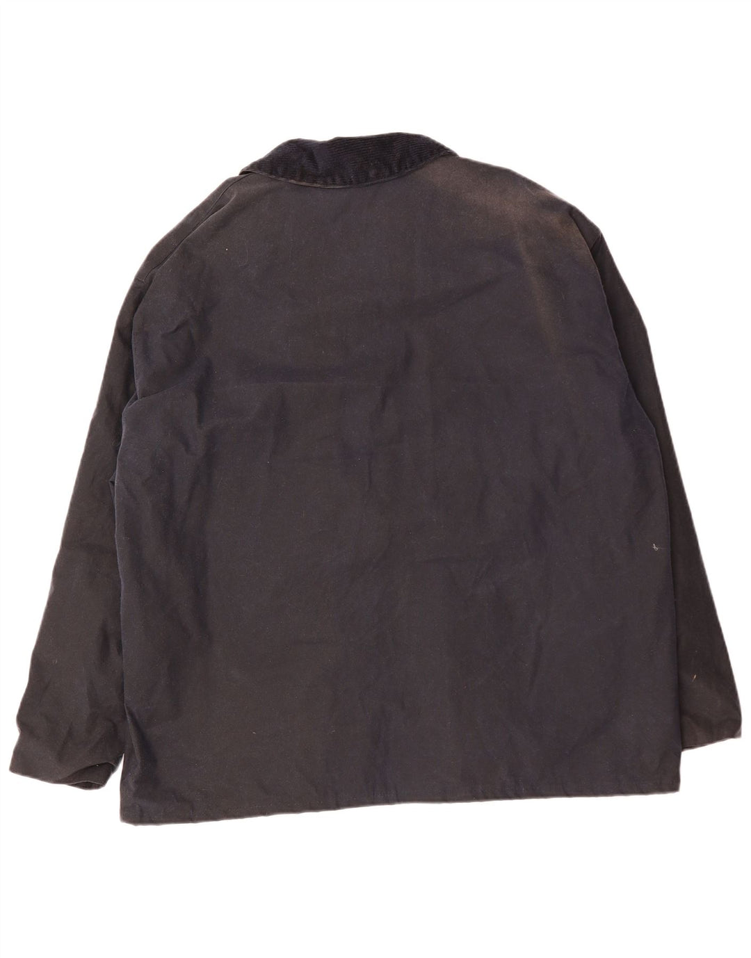 ROYAL SPENCER Chaqueta holgada de algodón encerado para hombre UK 42 XL Algodón azul marino