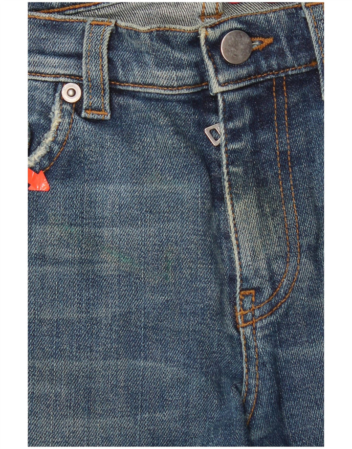 Jeans Ajustados Prada Mujer W26 L32 Algodón Azul Marino