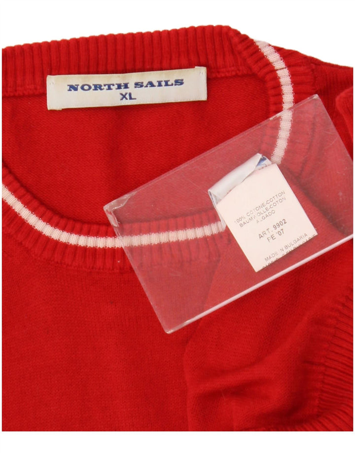 North Sails Jersey De Cuello Redondo Hombre XL Algodón Rojo