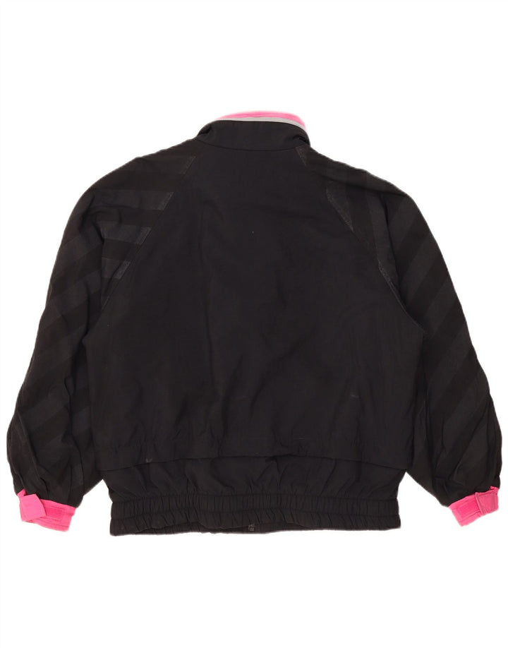 Skila Chaqueta cortavientos extragrande para mujer EU 36 Small Black Colourblock