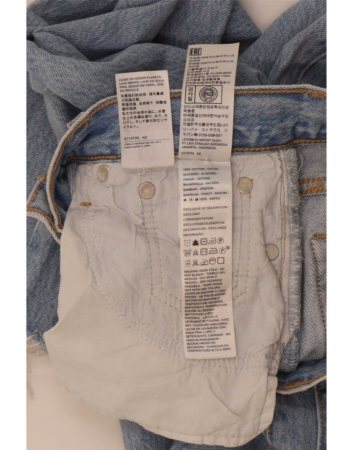 Levi's Vaqueros Rectos Con Cuña Para Mujer W24 L28 Algodón Azul