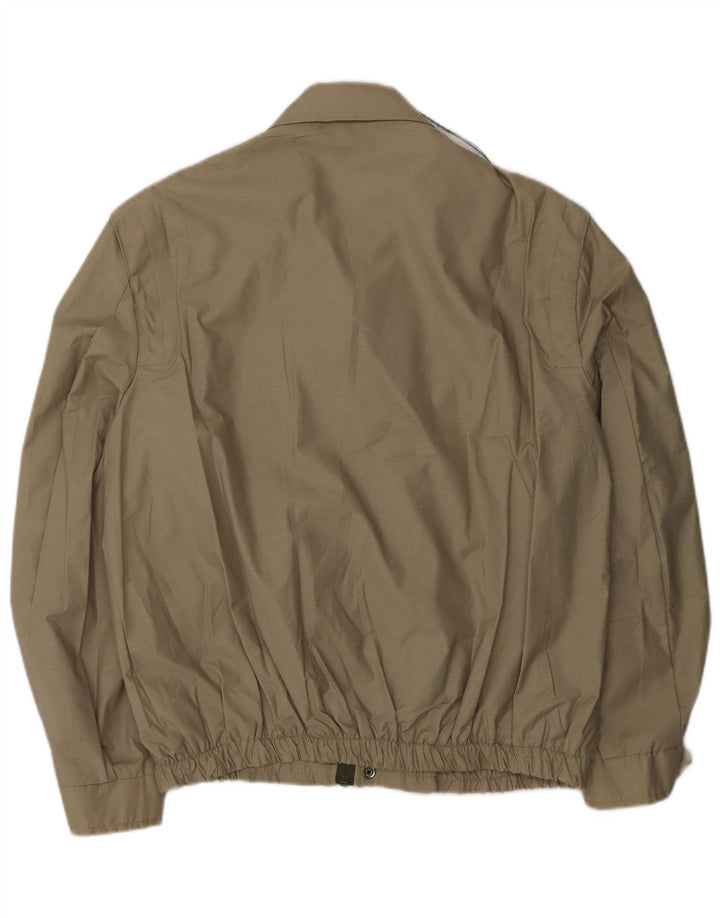 VINTAGE Chaqueta Bomber para Hombre Reino Unido 38 Beige Medio