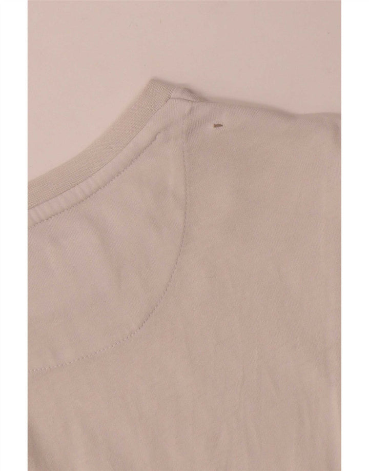 Lyle & Scott - Camiseta para hombre, talla pequeña, algodón blanco