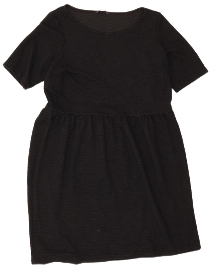 Marks & Spencer Vestido básico para mujer UK 46 Grande Negro