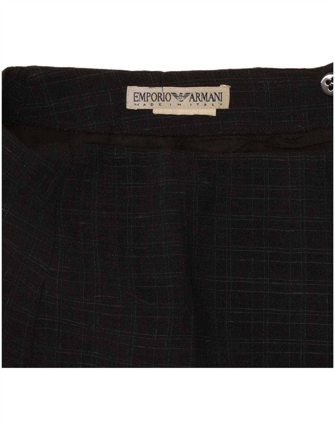 Minifalda Emporio Armani para mujer W26 Small Black Check Classic
