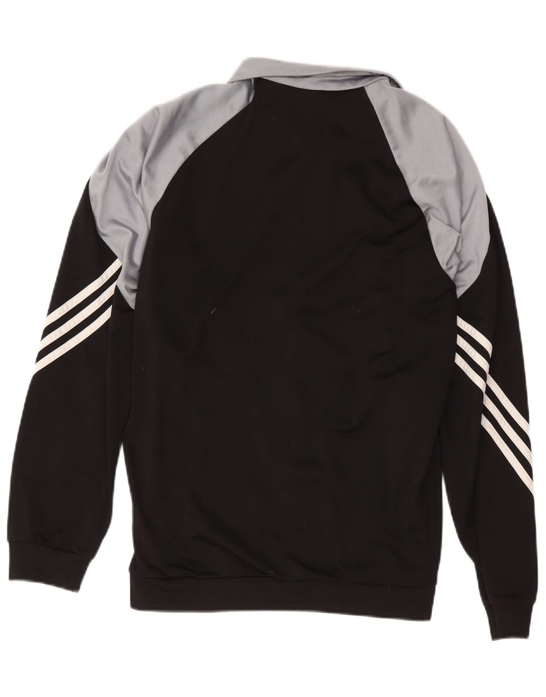 Adidas Hombre Chándal Top Chaqueta Mediano Negro Colorblock Poliéster