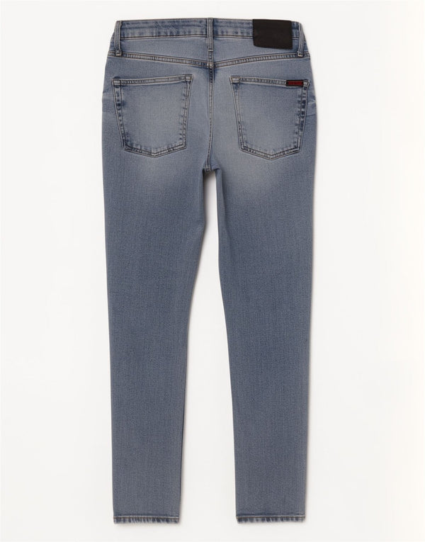 Superdry Vaqueros pitillo desgastados para hombre W32 L27 Algodón azul