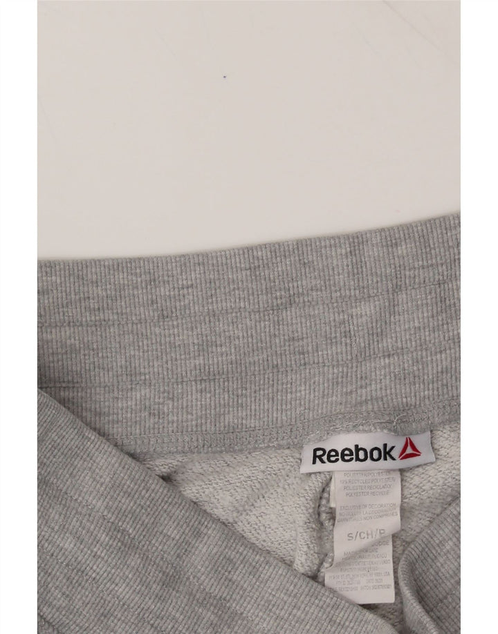 REEBOK Womens Sport Shorts UK 10 Small Grey Polyester Vintage Reebok and Second-Hand Reebok from Messina Hembry 