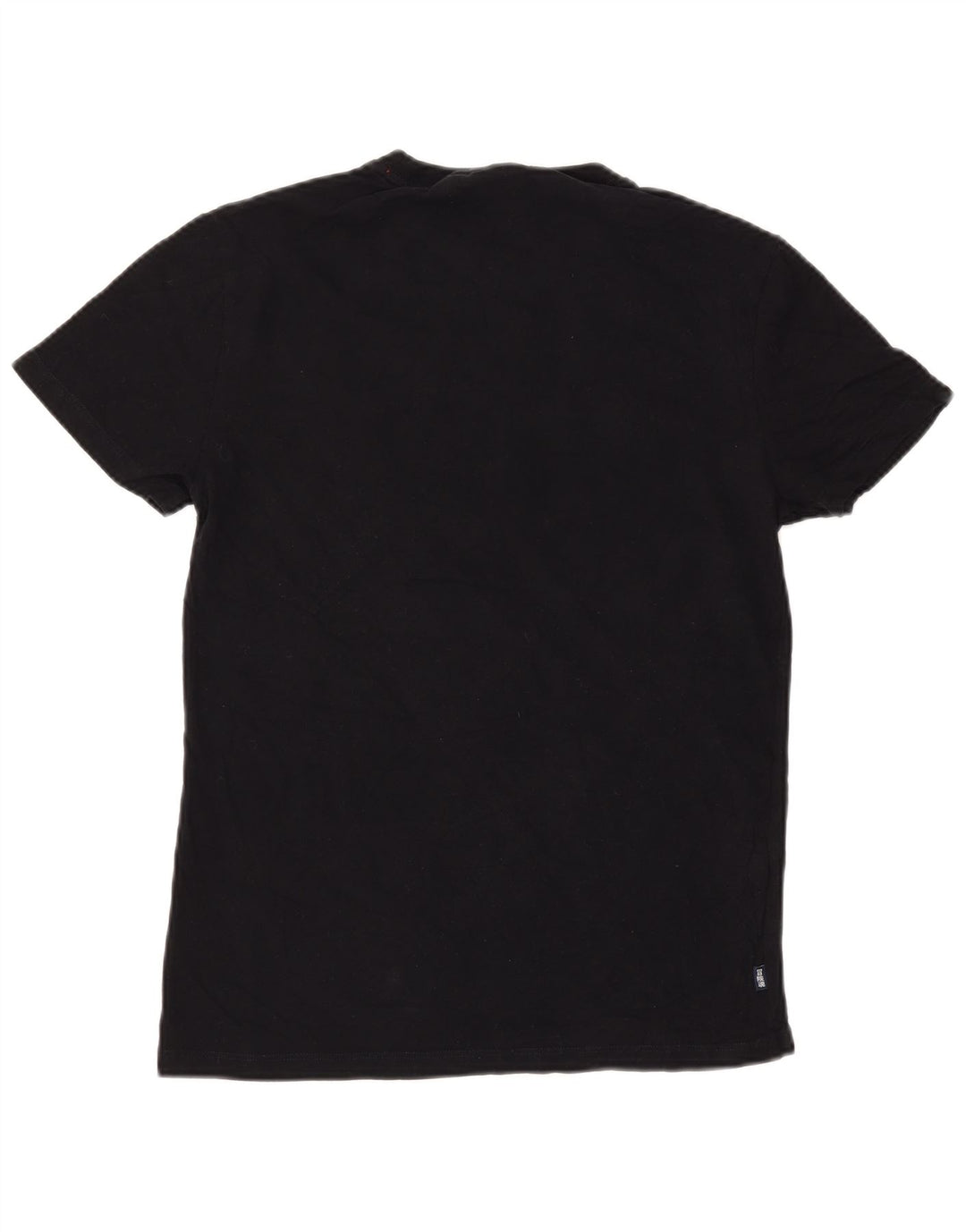 Superdry Camiseta para hombre Top Medium Black Cotton