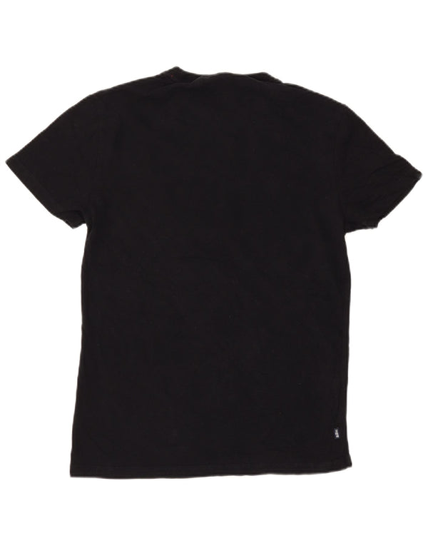 Superdry Camiseta para hombre Top Medium Black Cotton