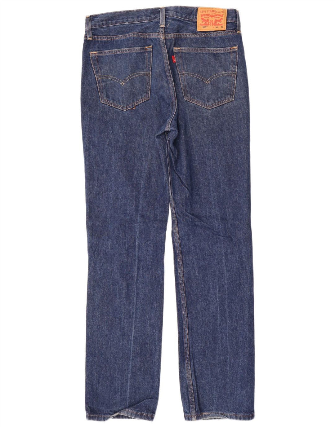LEVI'S Vaqueros rectos 516 para hombre W34 L34 Azul