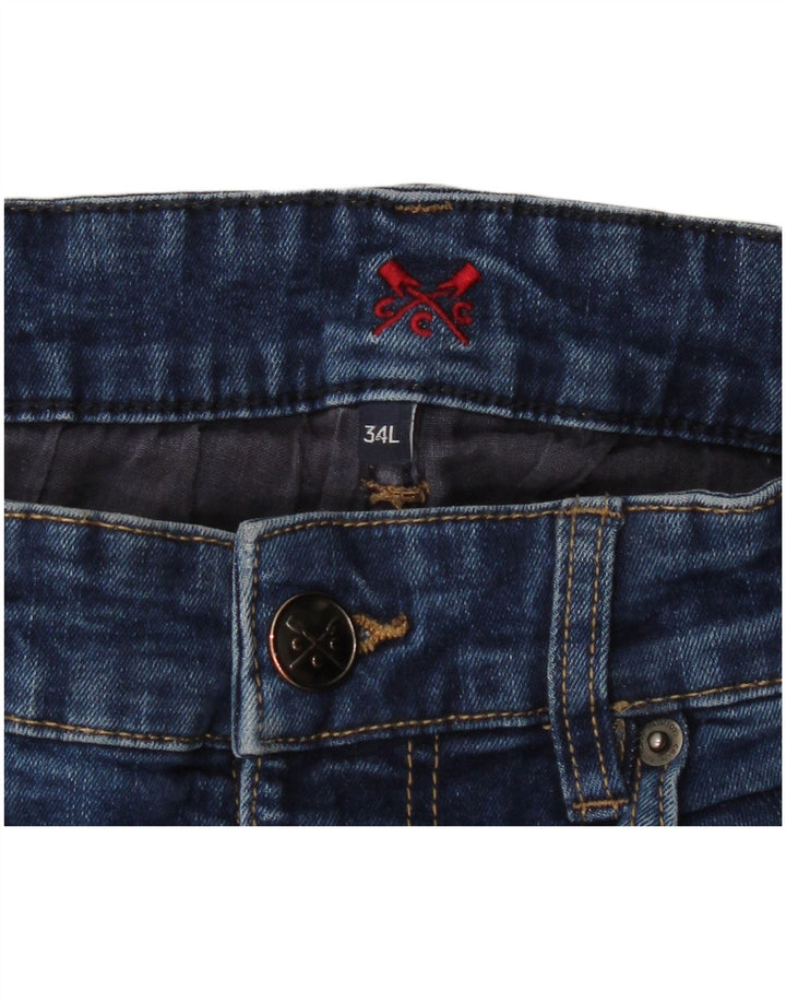 Crew Clothing Vaqueros ajustados para hombre W32 L34 Azul