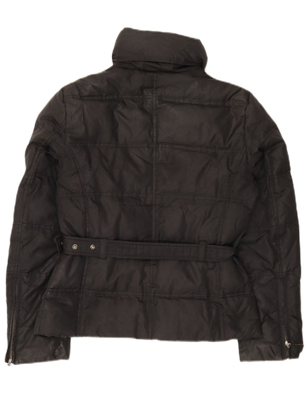 Zara Mujer Chaqueta Acolchada Reino Unido 44 Grande Negro