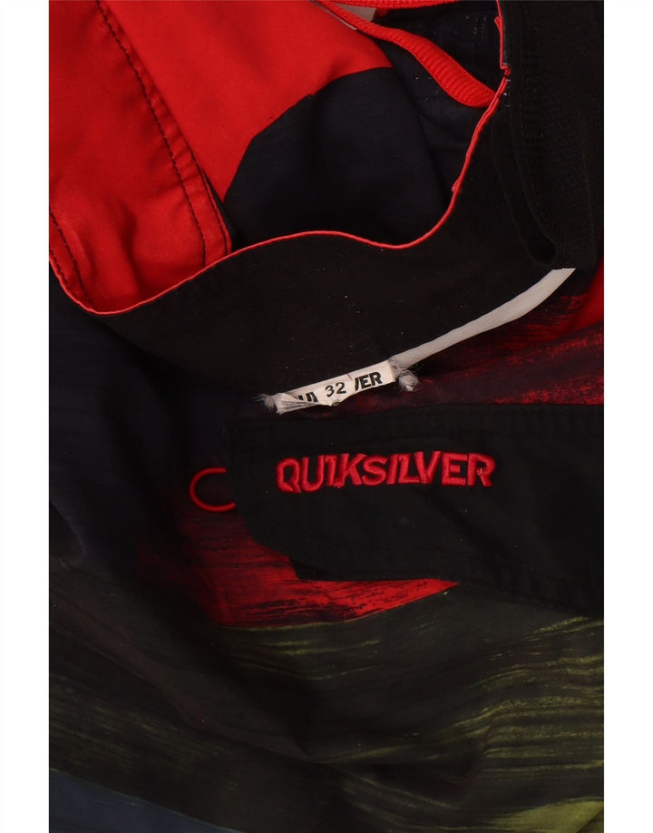 Quiksilver Bañador para Hombre con Estampado gráfico, tamaño Mediano, Rayas Multicolores