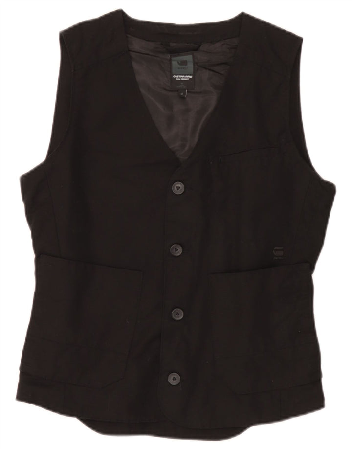 Chaleco G-Star Hombre Algodón Negro Mediano