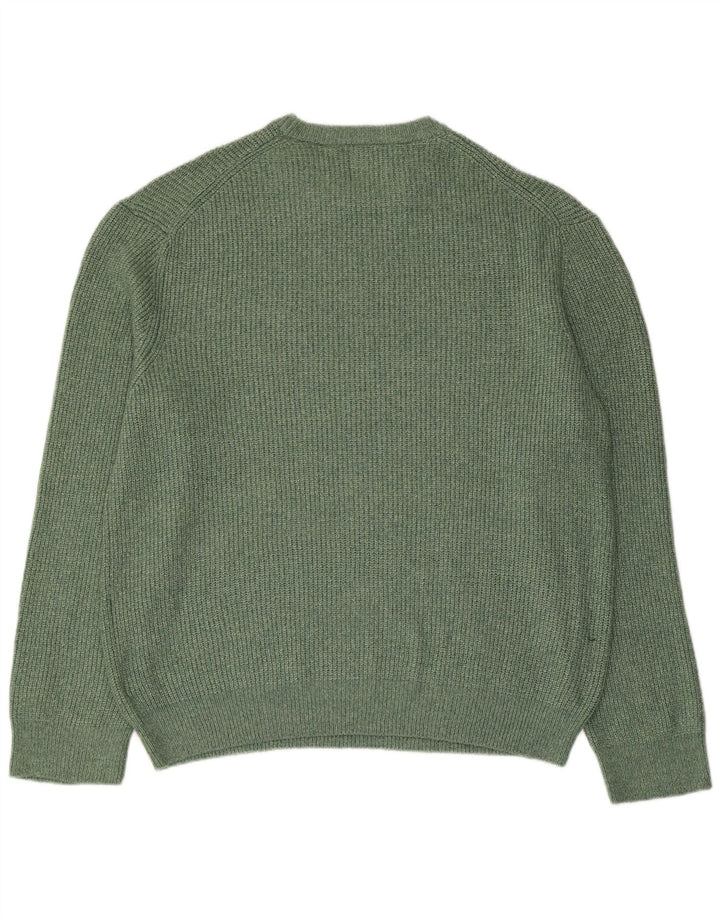 Marks & Spencer - Jersey de cuello redondo para hombre, talla 2XL, poliamida verde