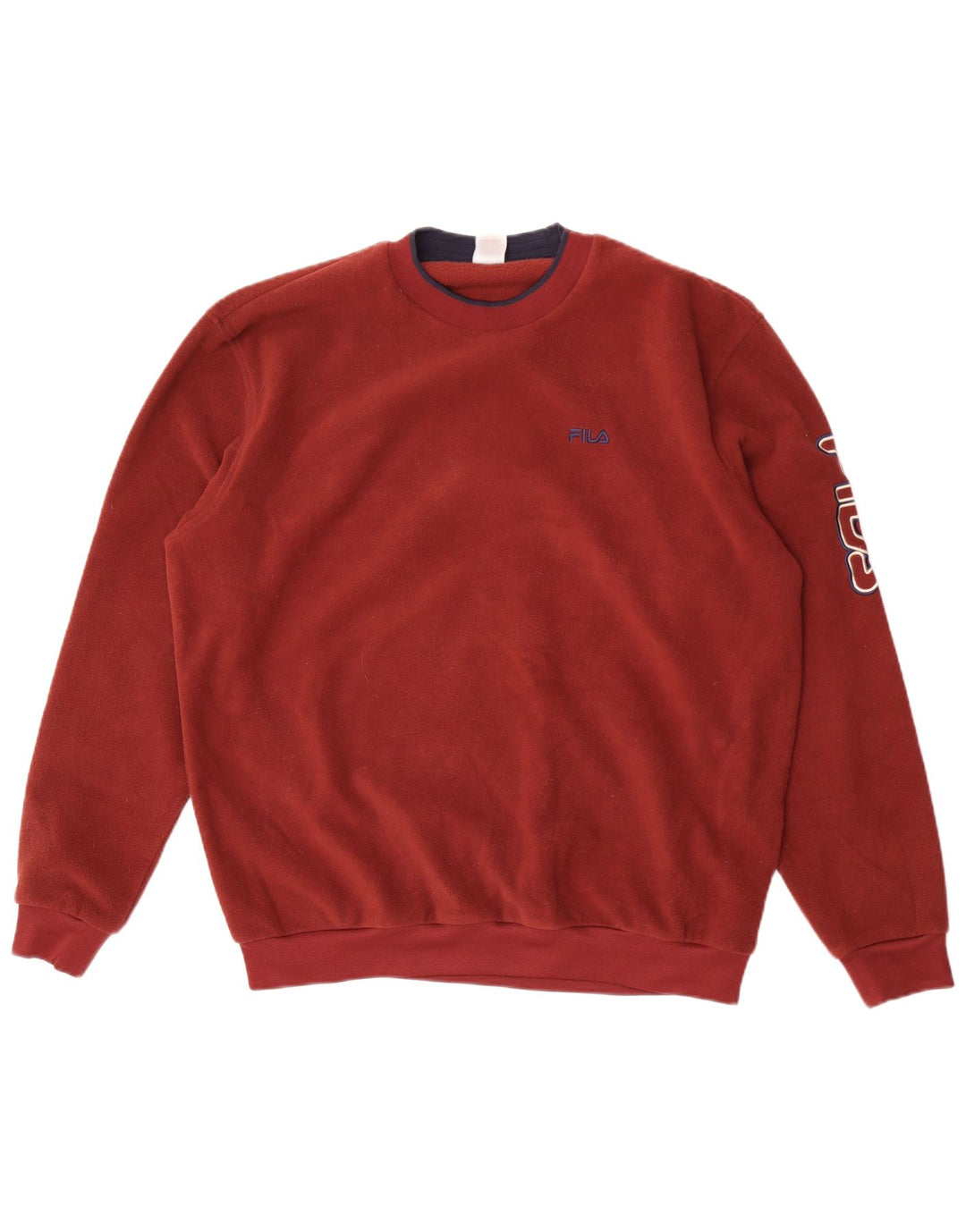 Fila Hombre Graphic Fleece Jumper Grande Granate Poliéster