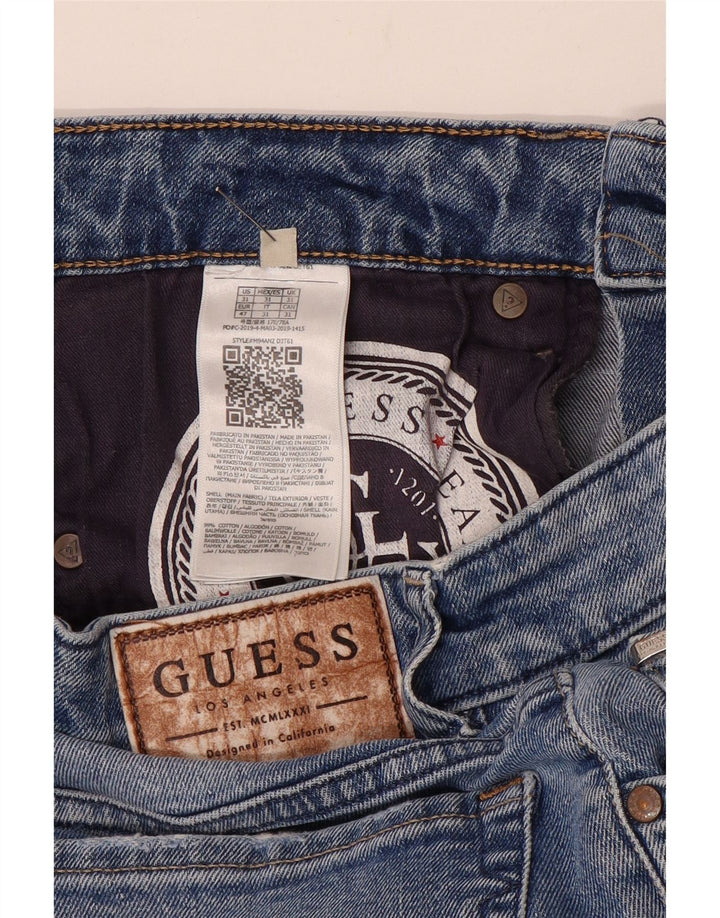 Guess Vaqueros Slim Hombre W31 L32 Algodón Azul