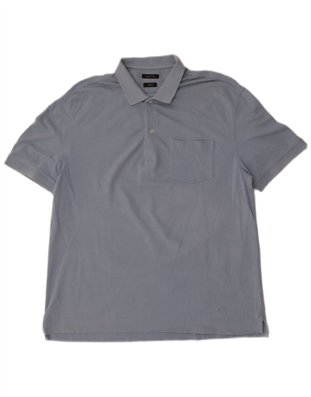 Polo Massimo Dutti Hombre Azul Grande