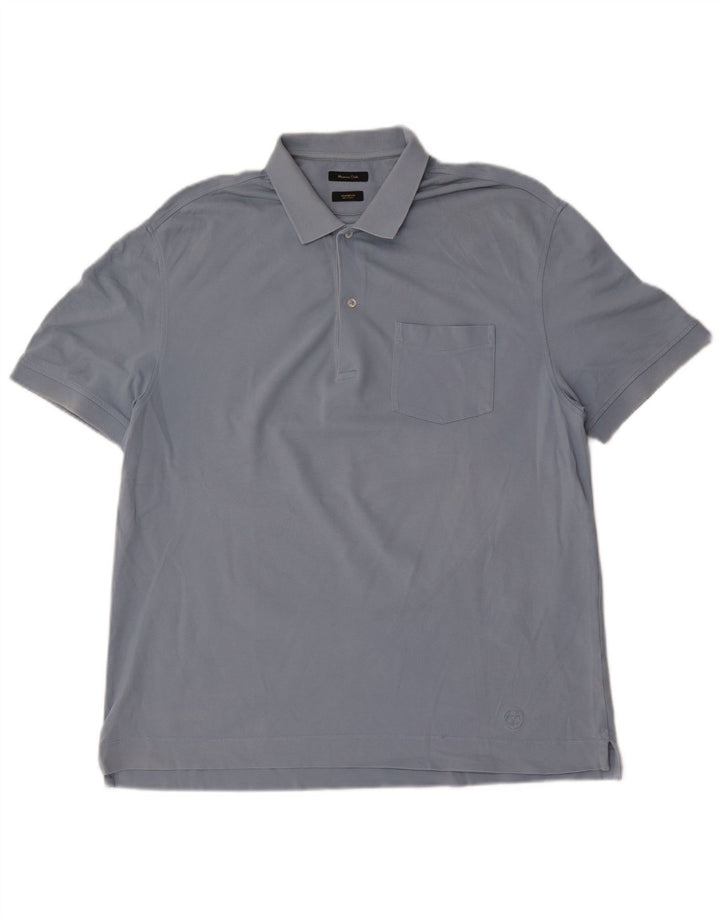 Polo Massimo Dutti Hombre Azul Grande