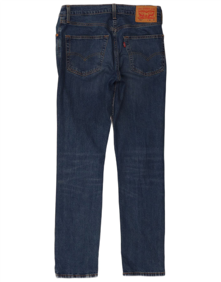 Levi's Hombre 511 Slim Jeans W32 L32 Algodón Azul
