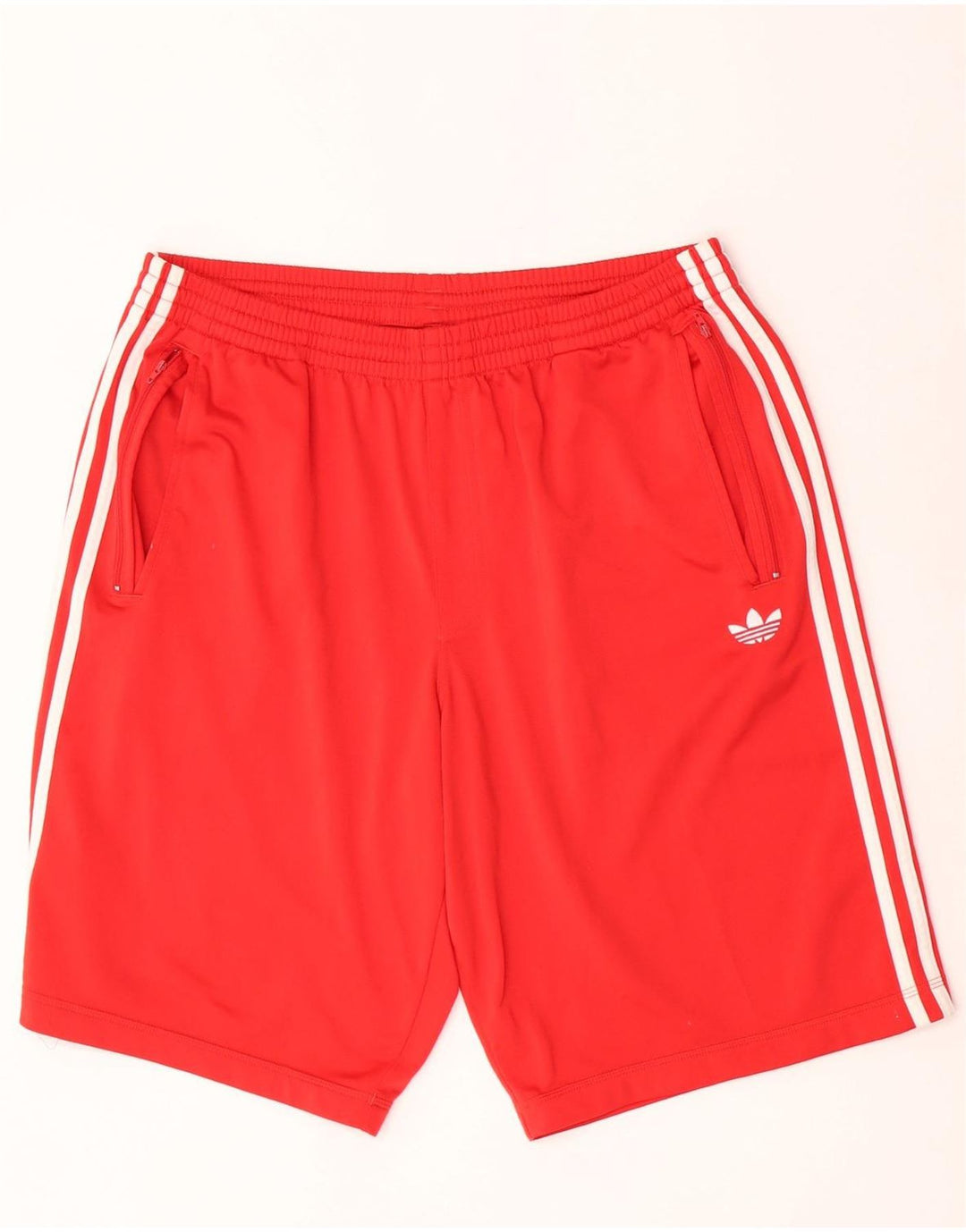 Adidas Pantalones cortos deportivos para hombre XL Rojo Poliéster