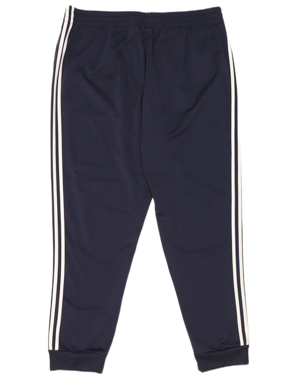 Adidas Pantalones de chándal para hombre Joggers 2XL Azul marino Poliéster