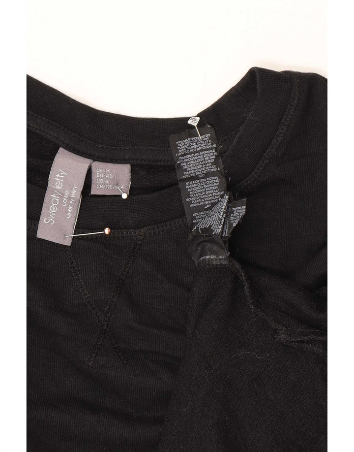 Sweaty Betty - Sudadera extragrande para mujer, talla 14, algodón negro mediano