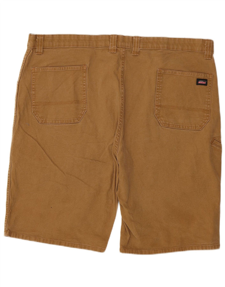 DICKIES Pantalones cortos cargo flexibles para hombre W44 2XL Algodón marrón
