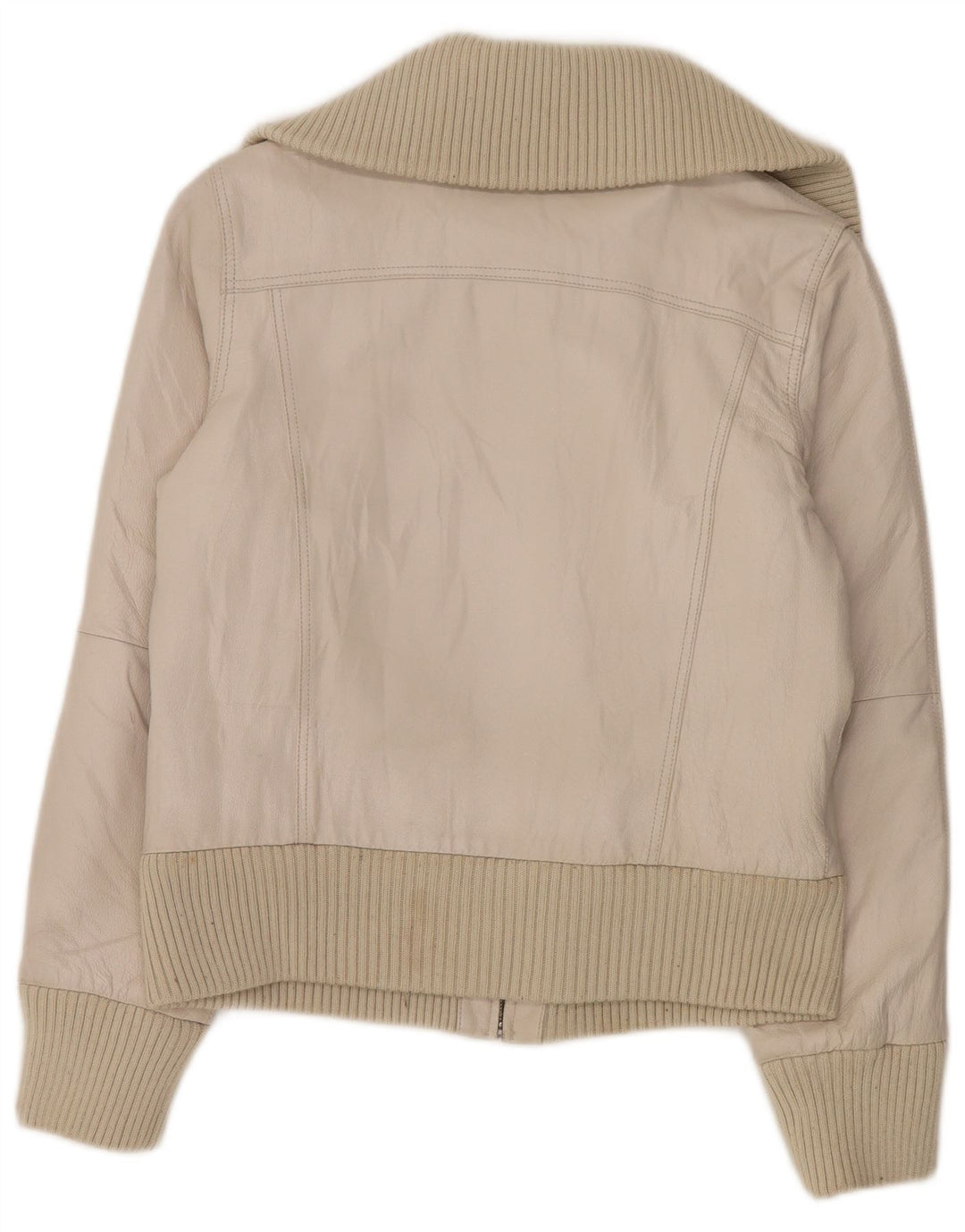 Chaqueta De Cuero Mujer Conbipel IT 48 XL Cuero Blanco