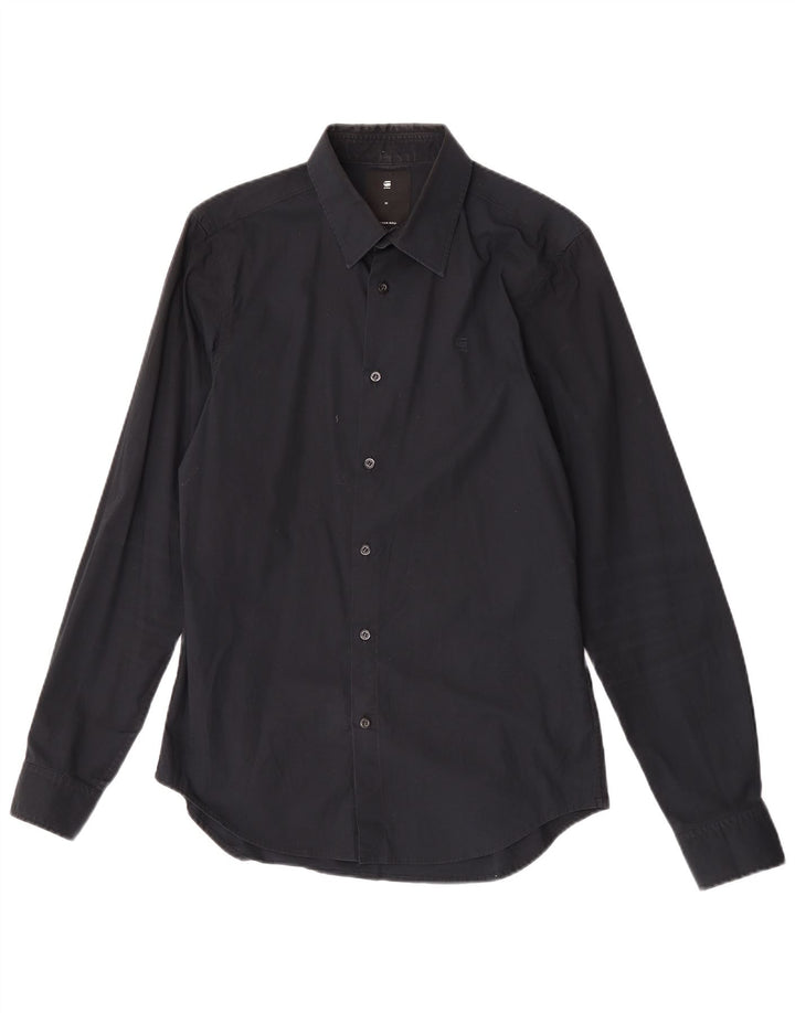 Camisa G-Star Hombre Algodón Azul Marino Mediano