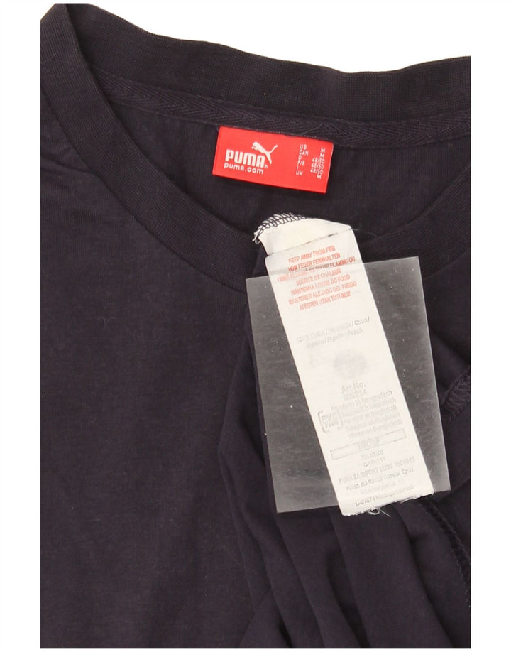 Camiseta Puma Hombre Top Medium Azul Marino Algodón