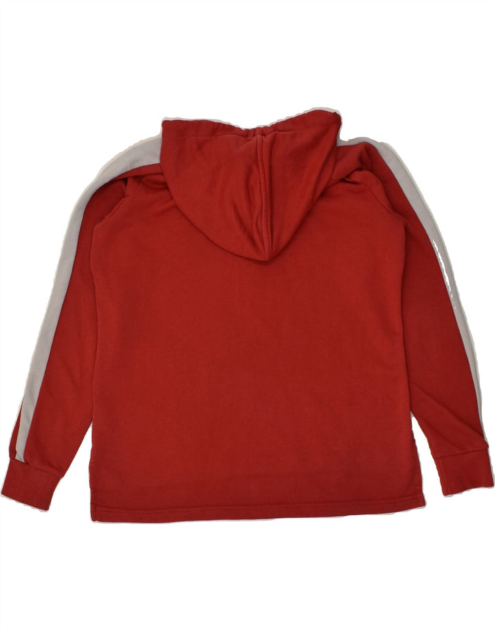 PUMA Womens Graphic Hoodie Jumper UK 8 Small  Red Cotton | Vintage Puma | Thrift | Second-Hand Puma | Used Clothing | Messina Hembry 