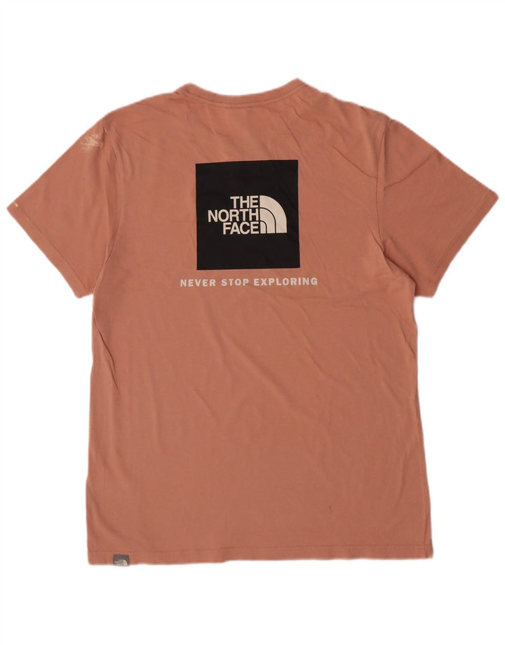 The North Face Hombre Camiseta Gráfica Top Algodón Rosa Medio